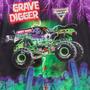 Imagem de Camisa Monster Jam Grave Digger para meninos roxa/verde 5T