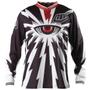 Imagem de Camisa Motocross Trilha Enduro Troy Lee Cyclops Preta/vermelha