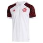 Imagem de Camisa Oficial Flamengo II 2021 Branco Vermelho