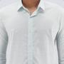 Imagem de Camisa Ogochi Manga Longa Casual Masculino Slim Azul Claro