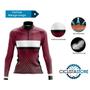 Imagem de Camisa Para Ciclista Feminina MTB Manga Longa Pro Tour Purple Com Proteção UV 50