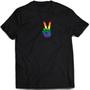 Imagem de Camisa Paz LGBTQIA+ Camiseta love lgbt peace