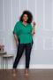 Imagem de Camisa Plus Size  Com Cinto Verde Claro