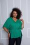 Imagem de Camisa Plus Size  Com Cinto Verde Claro