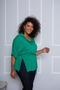 Imagem de Camisa Plus Size  Com Cinto Verde Claro