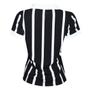 Imagem de Camisa Polo Botão Liga Retrô Feminina  Listrada p