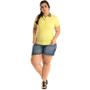 Imagem de Camisa Polo Feminina Plus Size Piquet 96312