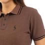 Imagem de Camisa Polo Feminina Poa Casual Leve Gola Dia a Dia Conforto