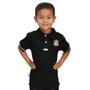 Imagem de Camisa Polo Infantil Corinthians Preta Oficial