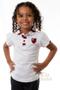 Imagem de Camisa Polo Infantil Flamengo Feminina Oficial