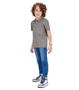 Imagem de Camisa Polo Infantil Masculina Trick Nick Cinza