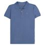 Imagem de Camisa Polo Infantil Ogochi Essencial Piquet Azul Inverno