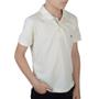 Imagem de Camisa Polo Juvenil Masculina Applicato Piquet Off White