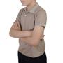 Imagem de Camisa Polo Juvenil Masculina Ogochi Piquet Marrom - 00748