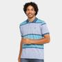 Imagem de Camisa Polo Lucky Sailing Meia Malha Listrada Masculina