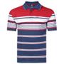 Imagem de Camisa Polo Masculina listrada Com Bolso Vilejack VMGP0320