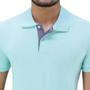 Camisa Polo Masculina Ogochi Básica Slim Premium Azul 018 Imagem de Camisa Polo Masculina Ogochi Básica Slim Premium Azul 018