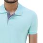Camisa Polo Masculina Ogochi Básica Slim Premium Azul 018 Imagem de Camisa Polo Masculina Ogochi Básica Slim Premium Azul 018