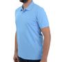 Imagem de Camisa Polo Masculina Ogochi Slim Azul Claro - 007484