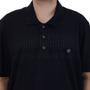 Imagem de Camisa Polo Masculina Olho Fatal Piquet Plus Size Preta 1002