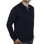 Imagem de Camisa Polo Masculina Pierre Cardin ML Malha Preta - 10849