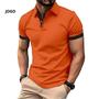 Imagem de Camisa Polo Masculina Plus Size - Leve, Respirável e Ideal para o Verão