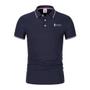 Imagem de Camisa Polo Masculina Slim Fit Respirável - Moda Casual para Verão 2024