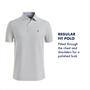 Imagem de Camisa polo masculina Tommy Hilfiger com ajuste personalizado 100% algodão