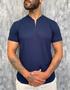 Imagem de Camisa Polo Masculina Zíper Piquet Premium