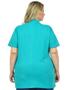 Imagem de Camisa polo piquet feminina plus size fenomenal