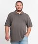 Imagem de Camisa Polo Piquet Plus Size Masculina Kohmar Cinza