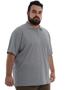 Imagem de Camisa Polo Plus Size Anistia Masculina com Bolso Basica Mescla Escuro