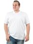 Imagem de Camisa Polo Plus Size Masculina Anistia Lisa Básica Branca