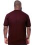 Imagem de Camisa Polo Plus Size Masculina Lisa com Punho Vinho