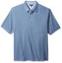 Imagem de Camisa polo Tommy Hilfiger Big and Tall para homens Chambray 5XL