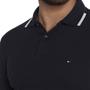 Imagem de Camisa Polo Tommy Hilfiger Cuff Slim Fit Azul Marinho