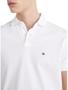 Imagem de Camisa polo Tommy Hilfiger Regular Fit para homens, branca, tamanho M