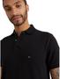 Imagem de Camisa polo Tommy Hilfiger Regular Fit para homens preta XL