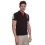 Imagem de Camisa Polo U.S. Polo Assn. Patch Stratus Preta