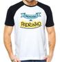 Imagem de Camisa promovido a padrinho camiseta dindo presente raglan