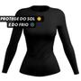Imagem de Camisa Proteção Solar UV 50 Camiseta Térmica Dry Fit