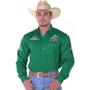 Imagem de Camisa Radade Country Bordada RDE Green Bull Team P/ Rodeio