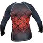 Imagem de Camisa Rash Guard - Manga Longa - Preto/Vermelho - 2197 - Dominium -