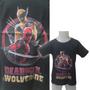 Imagem de Camisa Rubberprint Deadpool e Wolverine Infantil 100% Algodão com Estampa de Alta Definição