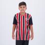 Imagem de Camisa São Paulo Classmate Infantil Preta e Vermelha