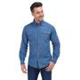 Imagem de Camisa Social Jeans Masculina Premium