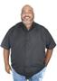 Imagem de Camisa Social Manga Curta Extra Grande Plus Size Masculina
