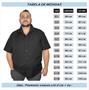 Imagem de Camisa Social Manga Curta Plus Size Masculina Extra Grande