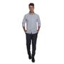 Imagem de Camisa Social Manga Longa Slim Fit Doppio Maquinetada Premium - Remo Fenut