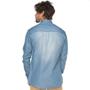 Imagem de Camisa Social Manga Longa Slim Jeans Leve Bolsos Casual
